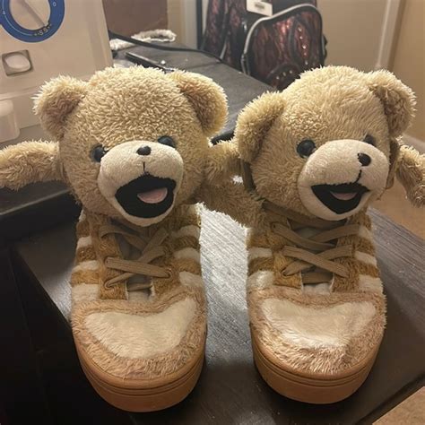 fake jeremy scott teddy bear shoes|jeremy scott adidas wings cheap.